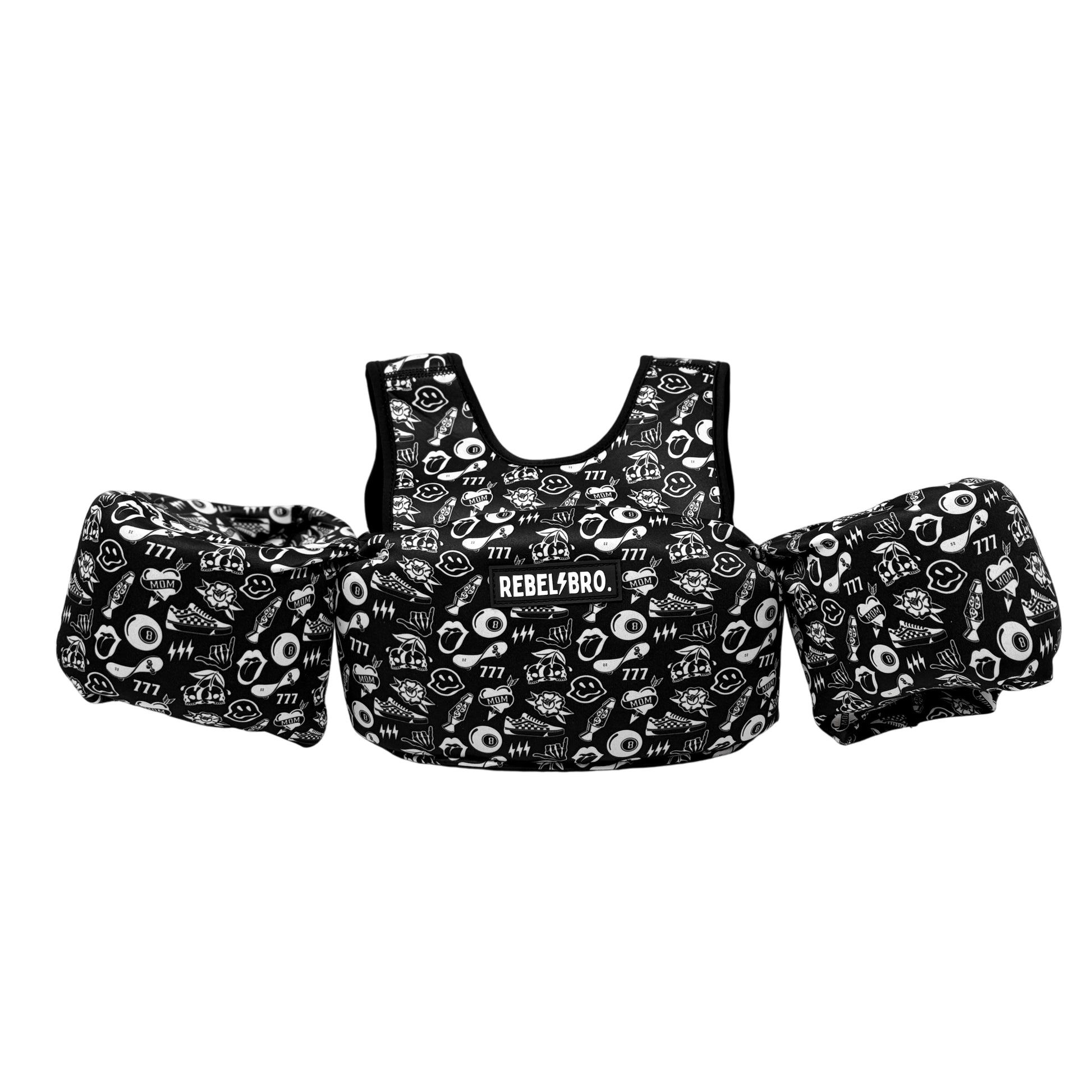 Neoprene Kids Arm Float in Warped Tour [Midnight Edition]