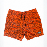Men's Hybrid Swim Trunks in Neon Valencia x Fuego