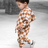 Waffle Set in Vanilla + Chestnut