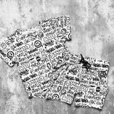 Biker Two Piece Set in Urban Drip