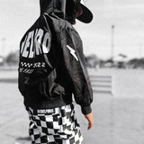 Live Fast Hydro Bomber Jacket in Black (FINAL SALE) - Rebel Bro