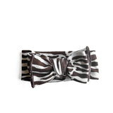 Ribbed Bow in Desert Zebra
