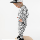 Organic Ribbed Set in Full Throttle