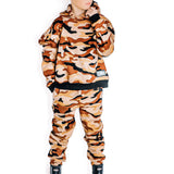 Fleece Hoodie + Sweatpants Set in Ranger