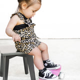 Overall Dress in Ava (Leopard)