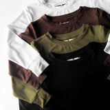 Long Sleeve Bamboo Tees (4 Pack) - Woodlands Series