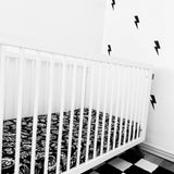 Bamboo Crib Sheet in Bad Boy [Midnight Edition]
