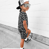Biker Two Piece Set in Rebel Racer
