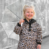 Pullover Windbreaker in Ava (Leopard)