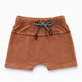 Relaxed Fit Shorts in Bronze