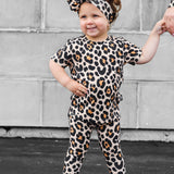 Bamboo Two Piece Set in Ava (Leopard)