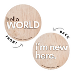 Hello World + I’m New Here — Double Sided Sign - Rebel Bro