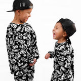 Organic Ribbed Set in Bad Boy [Midnight Edition]