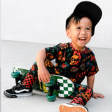 Short Sleeve Bamboo Two Piece Set in Inkworks
