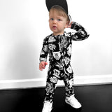 Bamboo Zippy Sleeper in Born to Be Wild - Rebel Bro