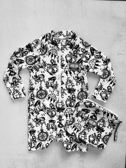 Image of UPF50+ Swim Romper in Sink or Swim