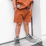 Relaxed Fit Shorts in Bronze