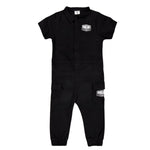 Pit Crew Romper in Black - Rebel Bro