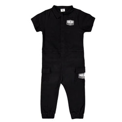 Image of Pit Crew Romper in Black - Rebel Bro