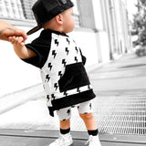 Short Sleeve Hoodie in Bowie