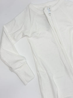 Image of Ribbed Vanilla Zippy Sleeper