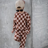 Organic Ribbed Set in Spiced Cider + Graham