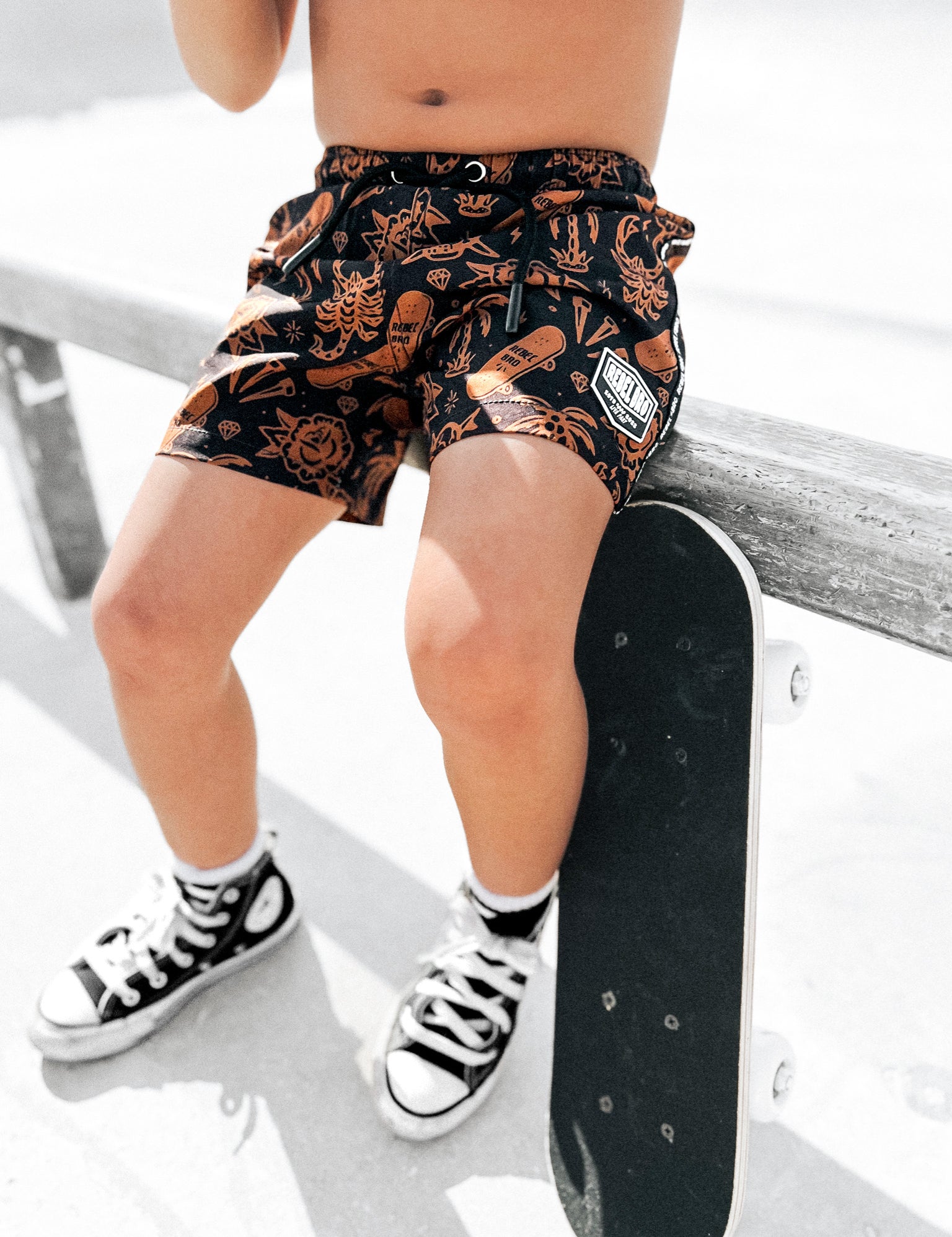 Hybrid Swim Trunks in Rebels In Paradise [Sahara Edition] - Rebel Bro
