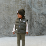 Puffer Vest in Olive