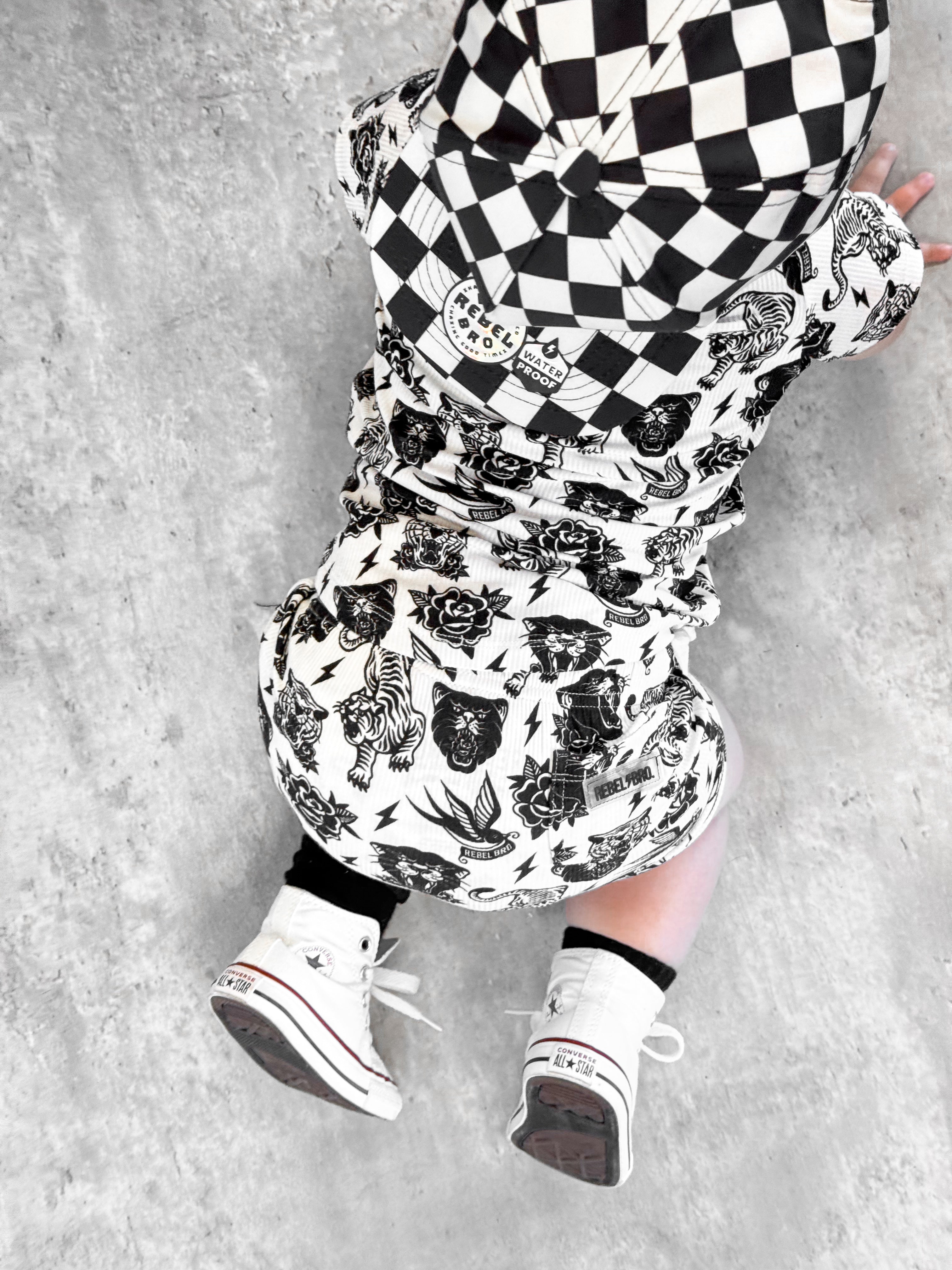 Bummie Two Piece Set in Born to be Wild - Rebel Bro