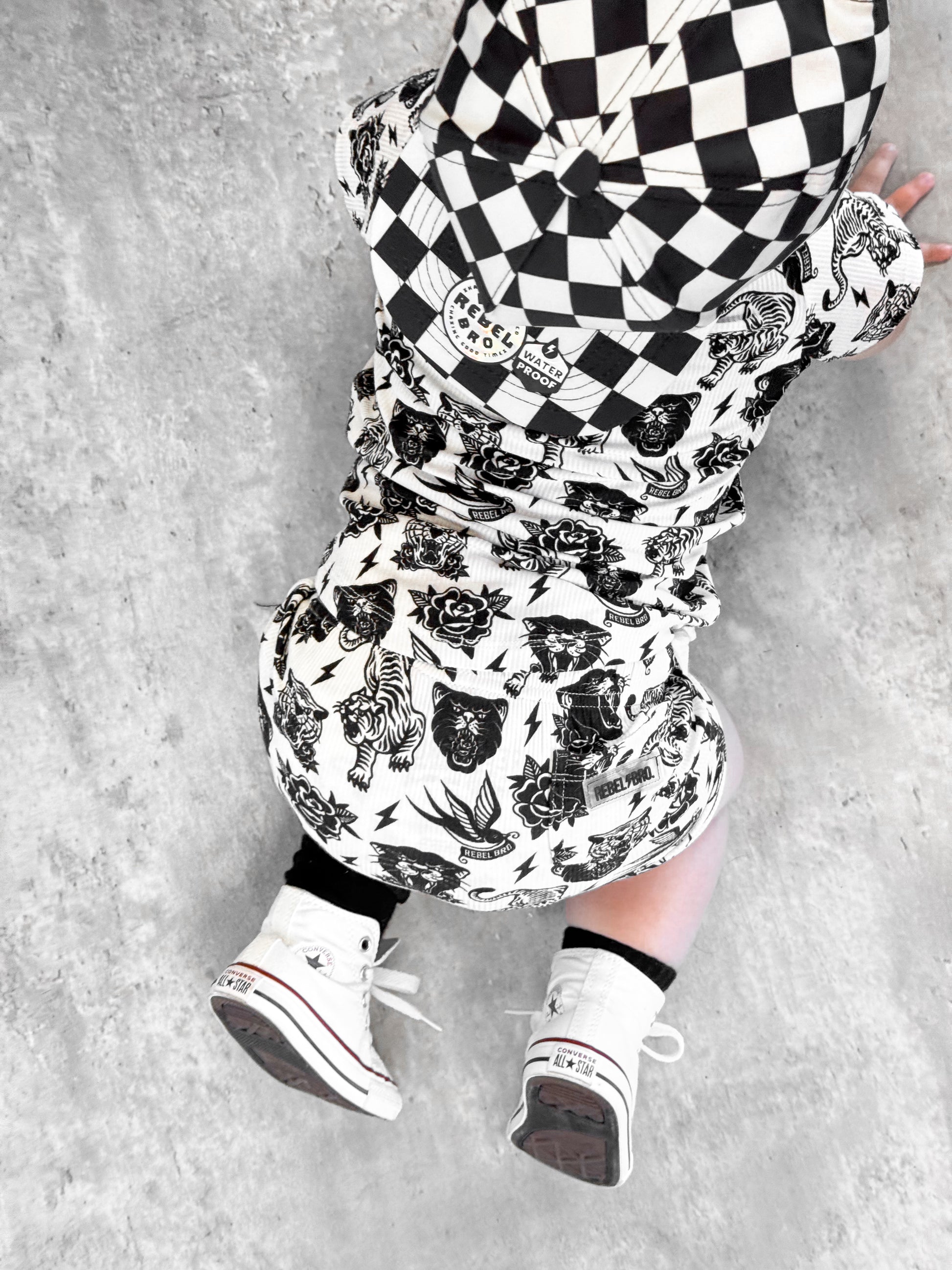 Bummie Two Piece Set in Born to be Wild - Rebel Bro