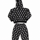 Fleece Hoodie + Sweatpants Set in Jagger