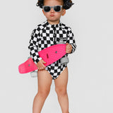 UPF50+ Girls One Piece Swimsuit in Venice