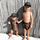 UPF50+ Swim Romper in Mojave (WW X RB Exclusive Print) - Rebel Bro