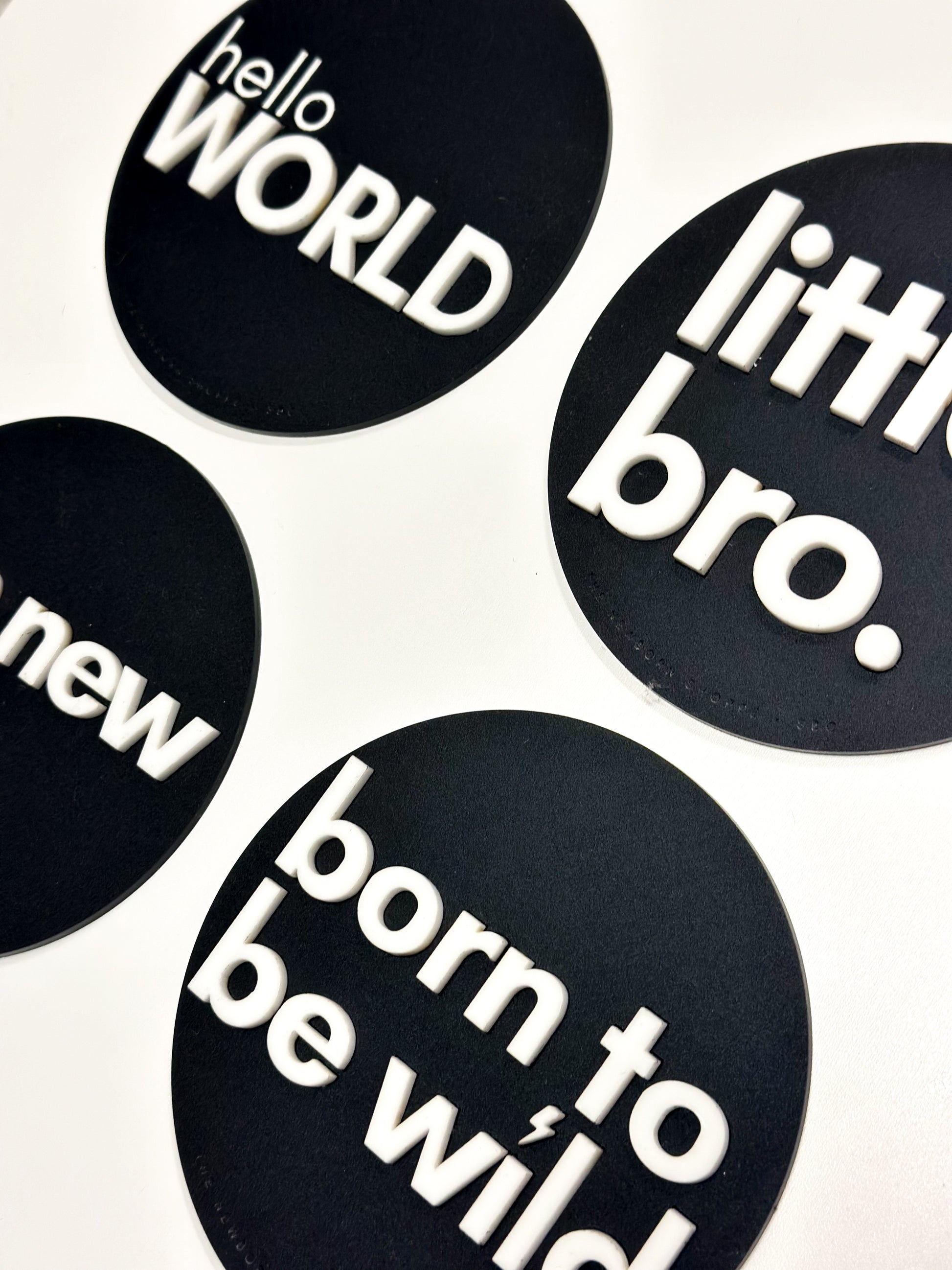 He’s Here + It’s a Boy — Double Sided Sign