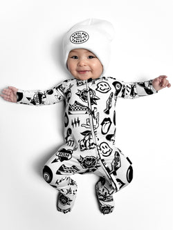 Image of Ridge Beanie in Snow (FINAL SALE)