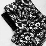 Men's Hybrid Swim Trunks in Warped Tour [Midnight Edition]