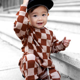 Organic Ribbed Set in Spiced Cider + Graham