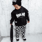 Relaxed Fit Hoodie in Rebel Bro x Live Fast Flames