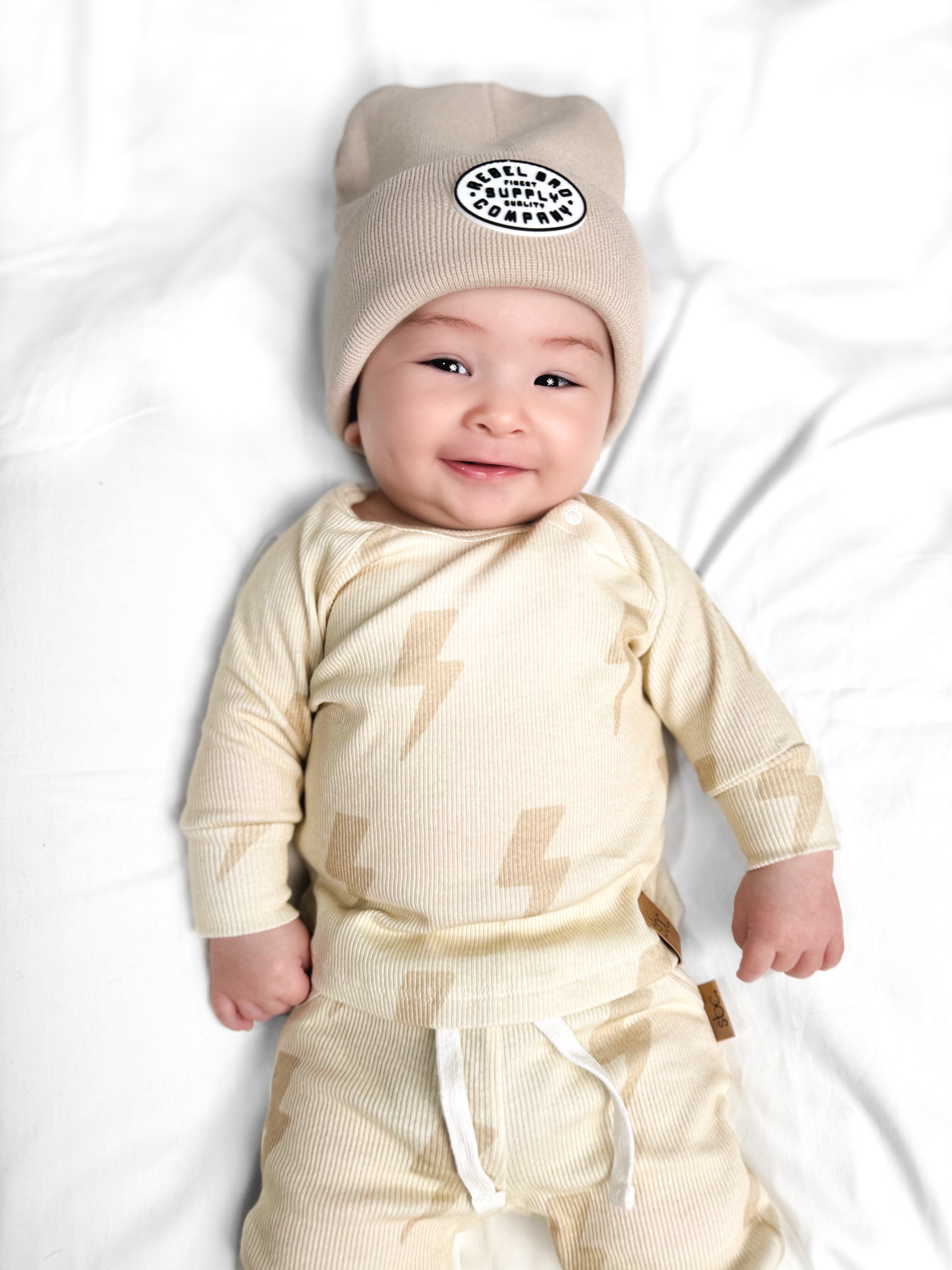 Ridge Beanie in Almond (FINAL SALE)