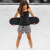 ACTV Babe Gym Shorts in Ava (Leopard)