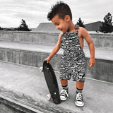 Cut Off Overalls in Urban Drip [Midnight Edition]
