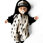 Hooded Rebel Romper in Bowie (FINAL SALE) - Rebel Bro