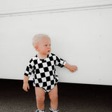 Bamboo Bubble Romper in Venice