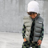 Puffer Vest in Olive