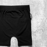 Bamboo Biker Shorts in Black