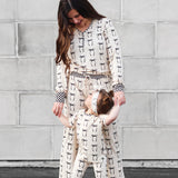 Women’s Bamboo Two Piece Set in Lana (Bows)