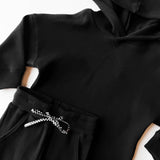 Waffle Set in Black