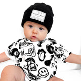Bamboo Bubble Romper in Warped Tour