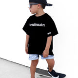 Bamboo Graphic Tee in Troublemaker
