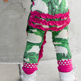 Ruffled Bamboo Zippy Sleeper in Palm Paradise